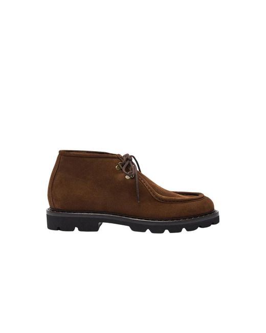 Scarosso Brown Lace-Up Boots for men