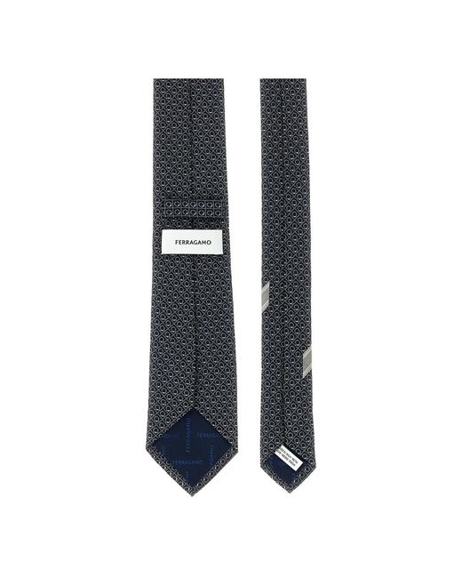 Ferragamo Black Ties for men
