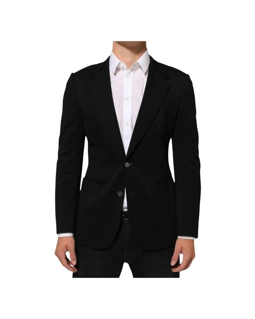 Dolce & Gabbana Black Blazers for men