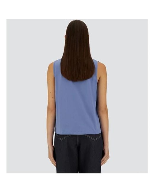 Herno Blue Sleeveless Tops