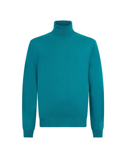 Malo Blue Cashmere Knitwear for men