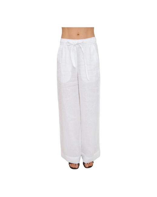 Marella Gray Wide Trousers