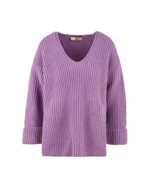 Akep Truien & Vesten ,Paars ,Lila Trui in het Purple