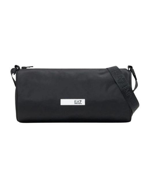 EA7 Black Cross Body Bags for men