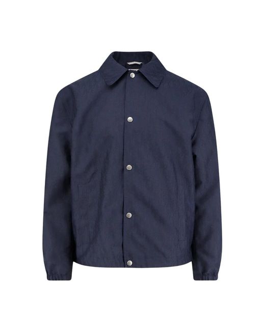 Dior Oblique Coach Jacket in het Blue voor heren