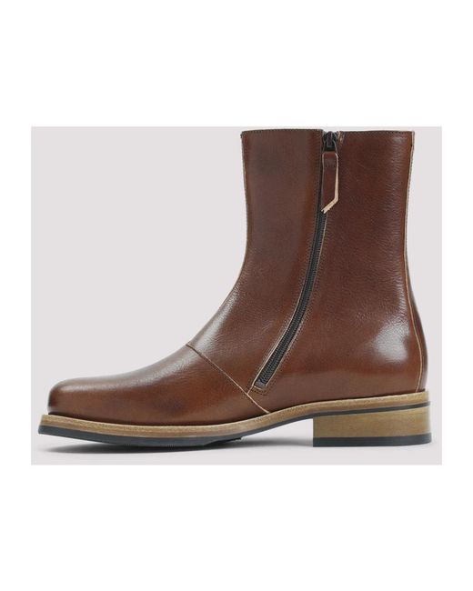 Our Legacy Brown Ankle Boots for men