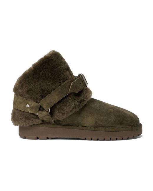 Burberry Green Winter Boots for men