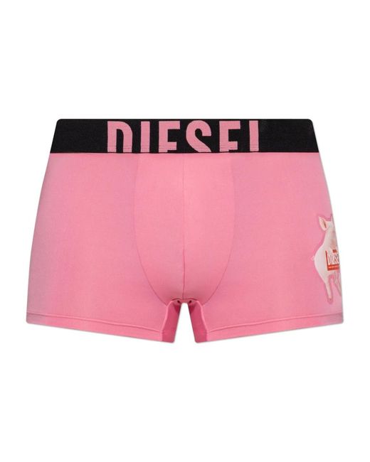 DIESEL Ondergoed ,Roze ,Damien D-Pop 40 Boxer in het Pink voor heren