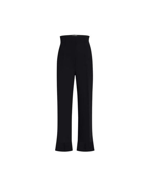 Khaite Black Wide Trousers