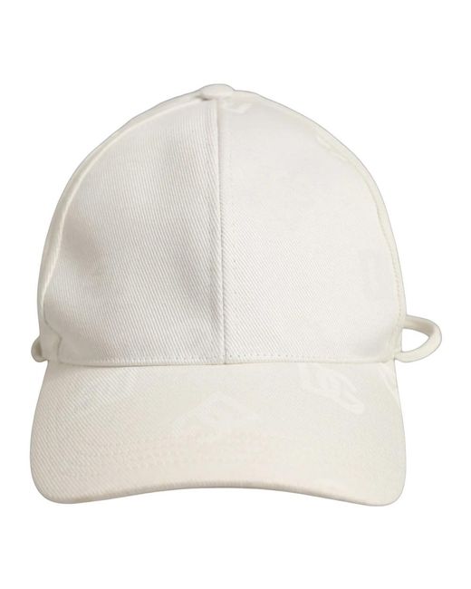 Dolce & Gabbana White Hats & Caps