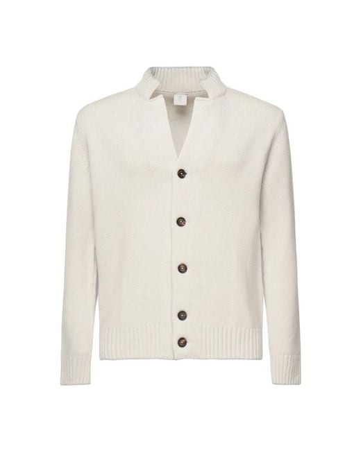Eleventy White Cardigans for men