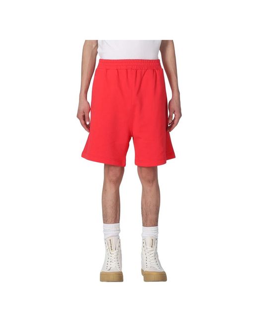 Dondup Red Casual Shorts for men