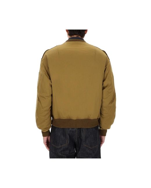 Visvim Jassen ,Bruin ,Wol Gunner Down Jacket in het Green voor heren