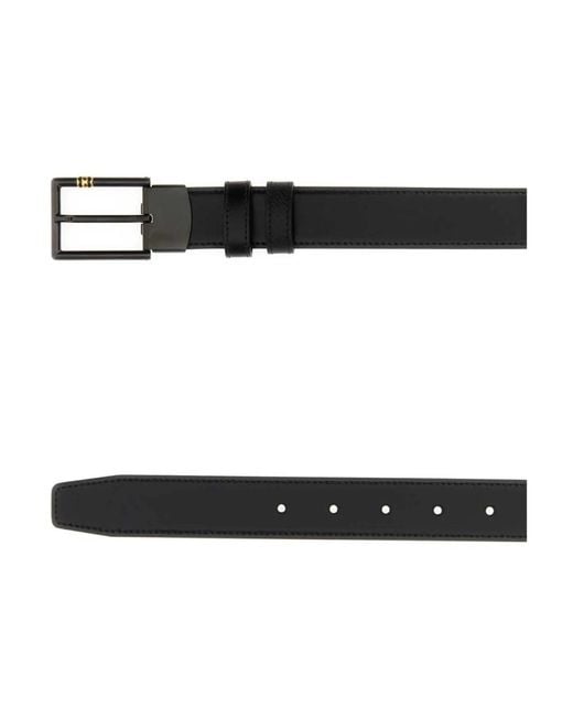 Montblanc Black Belts for men