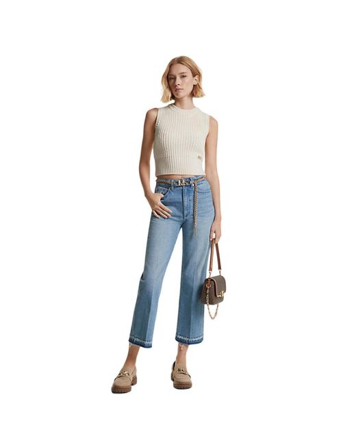 Michael Kors Blue Cropped Jeans