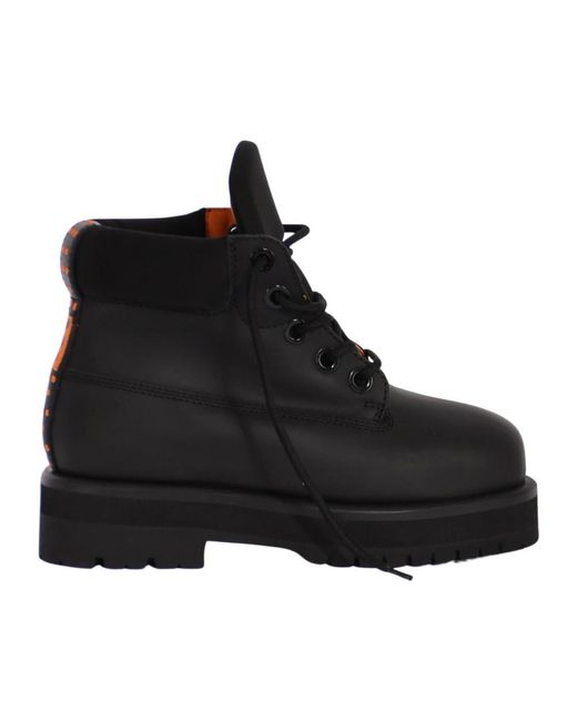 PDF Black Lace-Up Boots for men