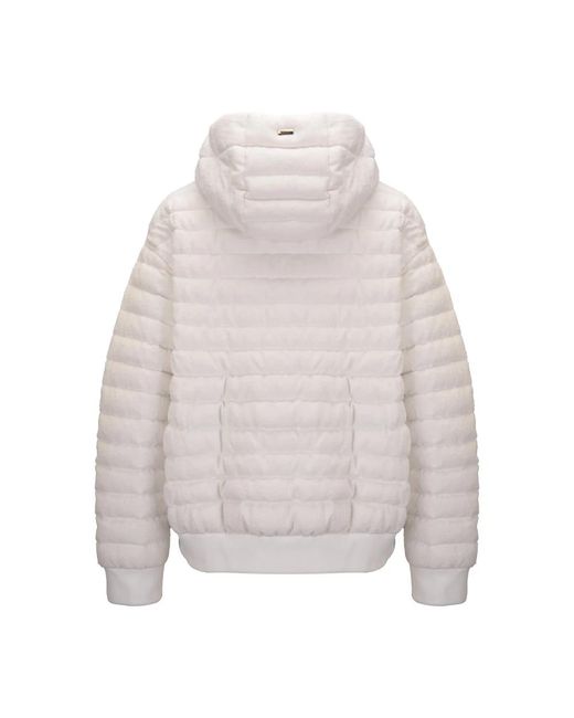 Herno Gray Bouclé Daunenjacke