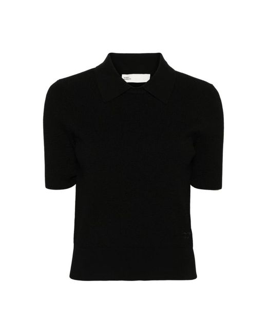 Tory Burch Black Polo Shirts