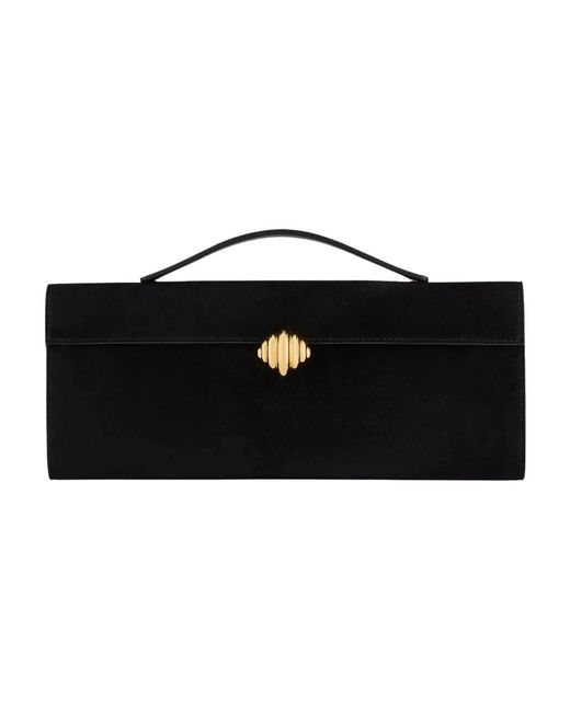 Aquazzura Black Clutches