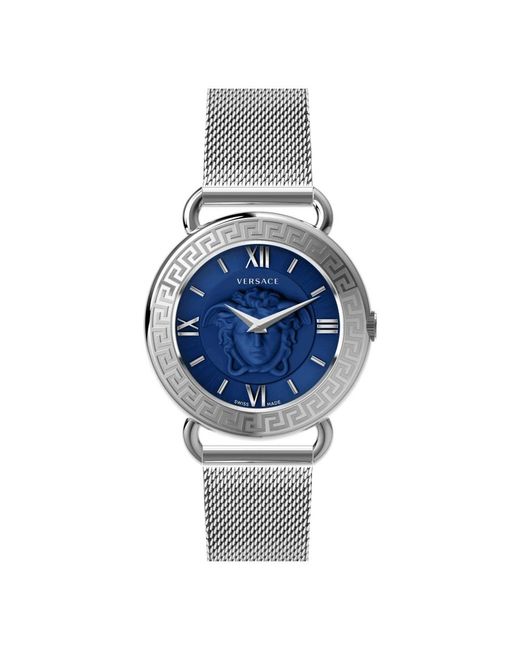 Versace Medusa Watch in het Blue