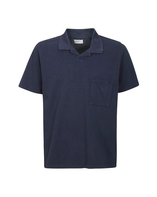 Universal Works Blue Polo Shirts for men