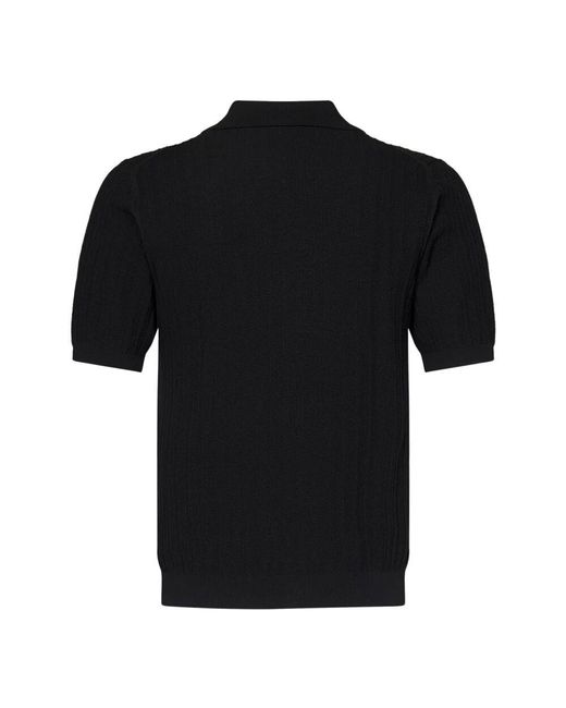 Polo Shirts Malo de hombre de color Black