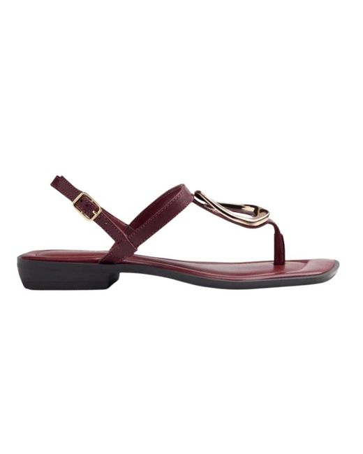Flat Sandals Gioseppo de color Brown