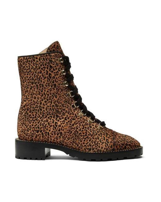 Lace-Up Boots di Stuart Weitzman in Brown