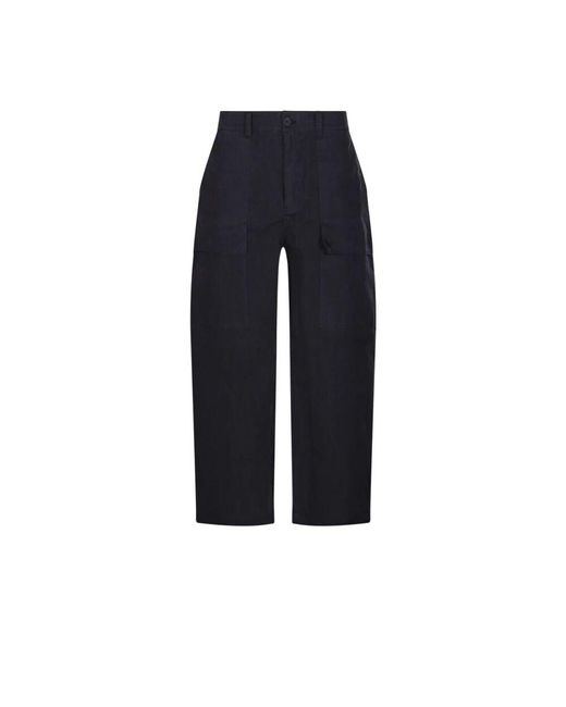 Studio Nicholson Dunkelblaue Taschenhose in Blue für Herren
