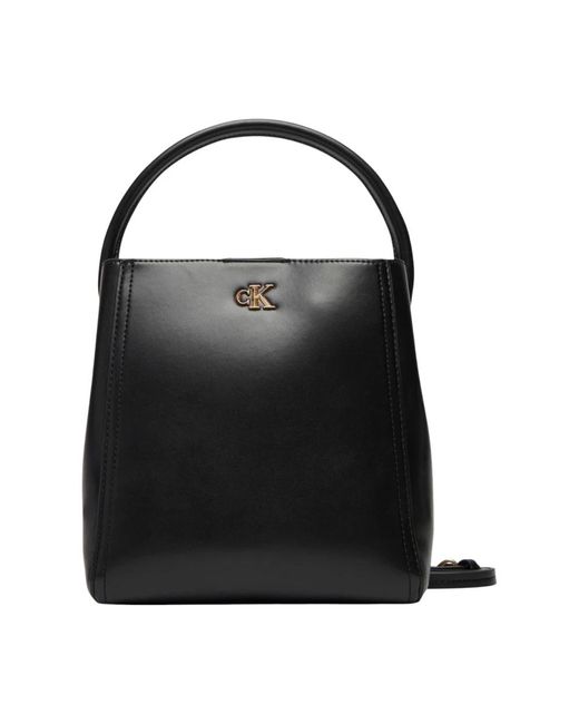 Calvin Klein Black Tote Bags