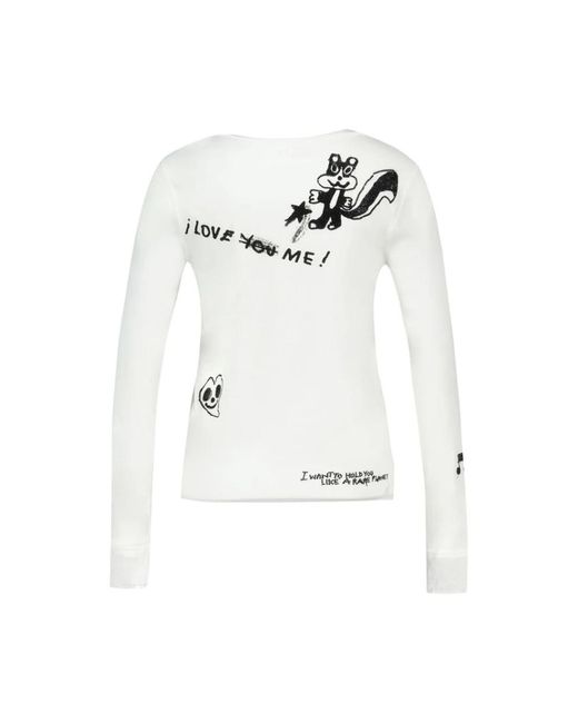 Zadig & Voltaire White Long Sleeve T-Shirts