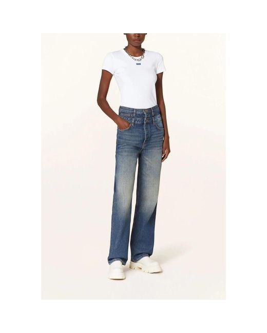 HUGO Blue Straight Fit Jeans