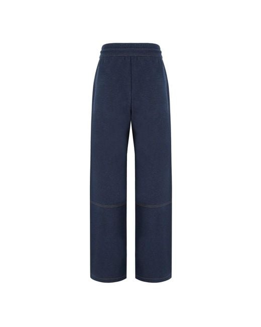 Max Mara Blue Wide Trousers