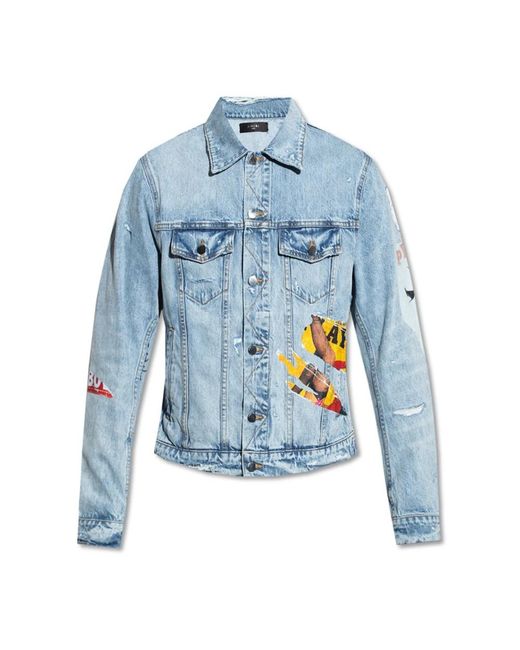Amiri Denim Jackets in het Blue voor heren