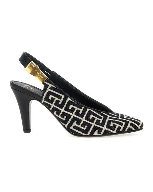 Balmain Metallic Pumps