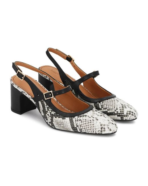 Kazar Slingback Pump in het Metallic