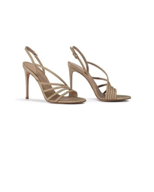 Le Silla Metallic High Heel Sandals