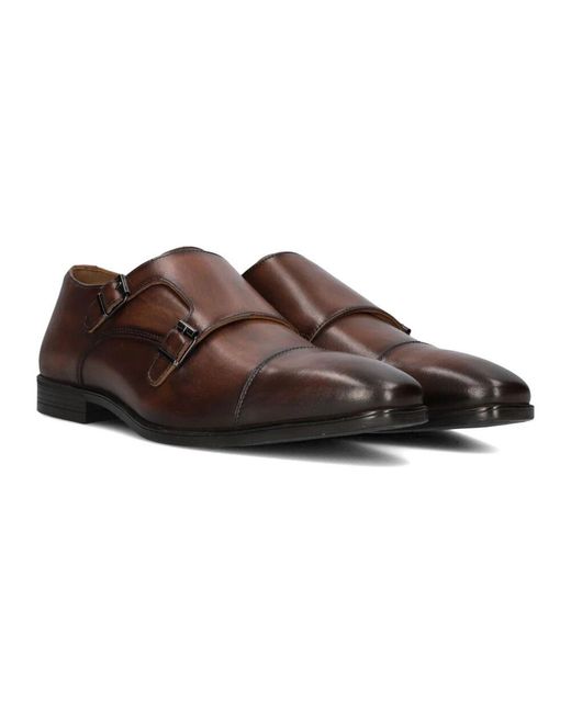 Stefano Lauran Klassische Cognac Leder Herrenschuhe in Brown für Herren