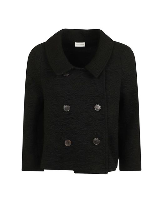 Dries Van Noten Black Light Jackets