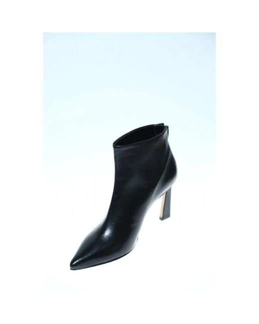 Anna F. Black Heeled Boots