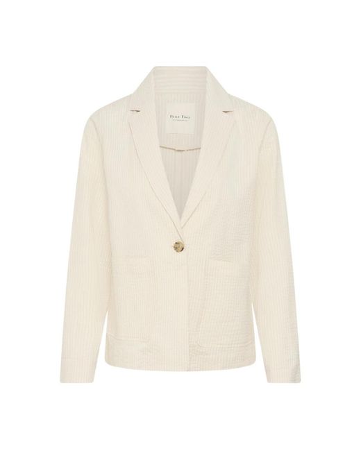 Part Two White Blazer