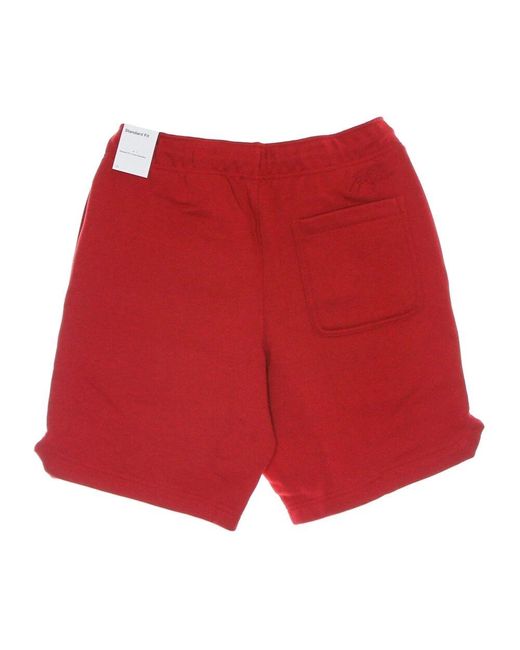 Nike Essentials Fleece Gym Shorts in Red für Herren