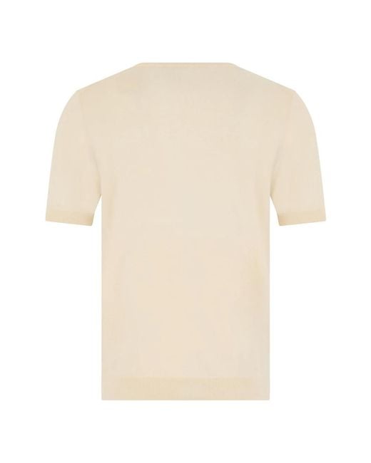 Fedeli Natural Round-Neck Knitwear for men