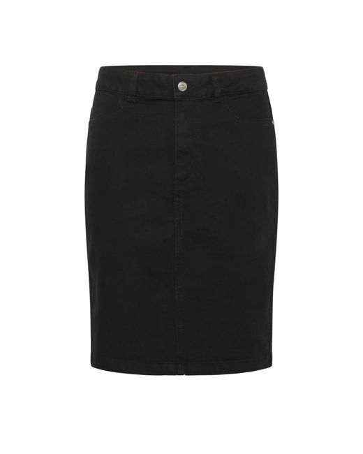Kaffe Denim Skirts in het Black