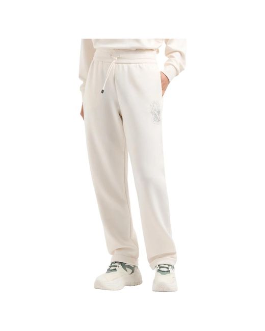 ARMANI EXCHANGE Broeken ,Wit ,Casual Trainingsbroeken Voor Vrouwen in het Natural voor heren