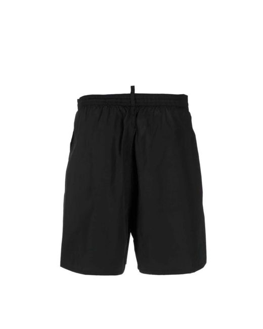 DSquared² Black Short Shorts for men