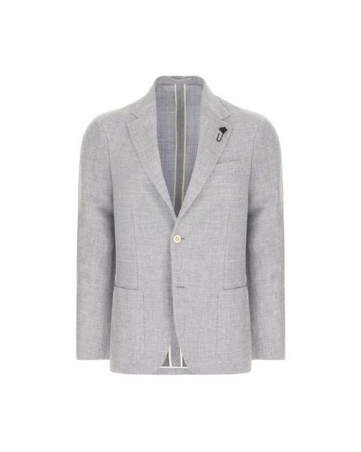 Lardini Gray Blazers for men