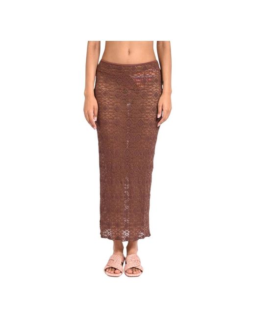 FK Brown Maxi Skirts