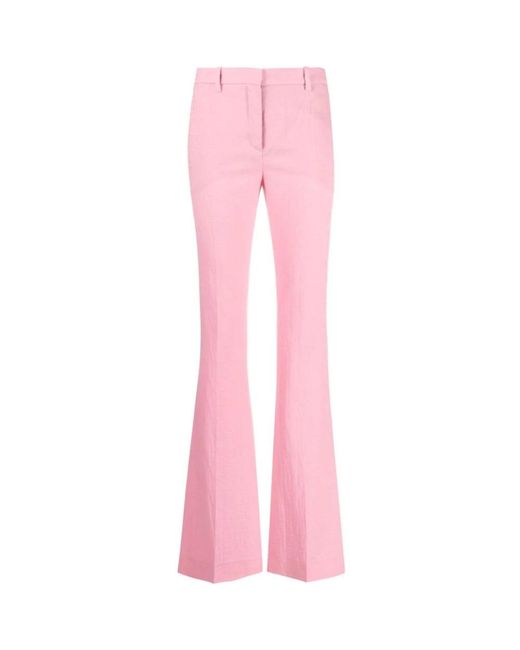 Versace Low Waisted Flared Broeken in het Pink