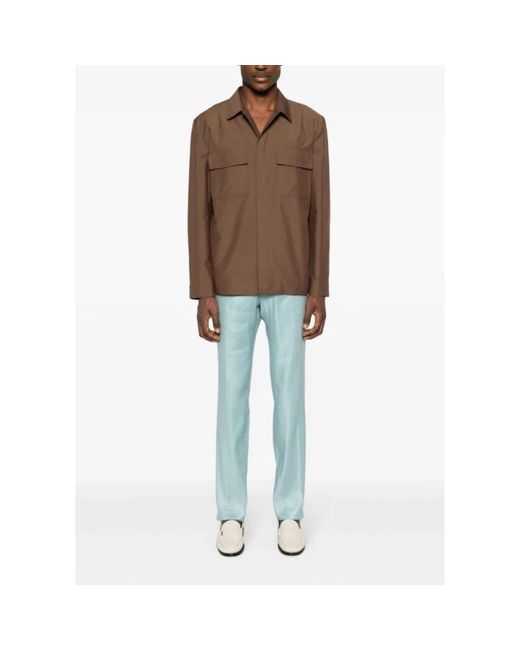 Lardini Brown Light Jackets for men